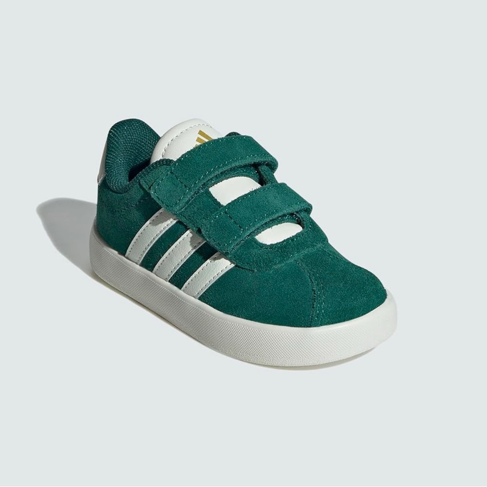 Adidas VL Court green kids sneakers